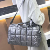 Nylon WInter Quilted Puffy Tote 2