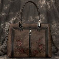 Retro Luxe Designer Handbags for Women: Genuine Leather Crossbody Bags with Large Capacity 3