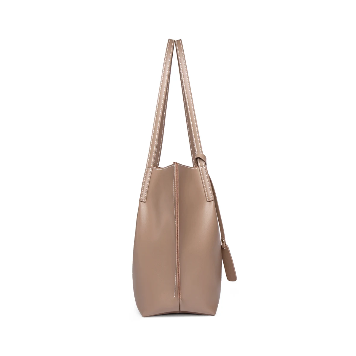 Genuine Leather Simplicity Slouch Tote 5