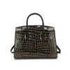 Genuine Leather Chic Metropolitan Flap Bag 5