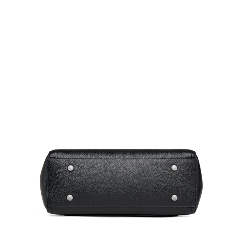 Genuine Leather Metropolitan Top-Handle Flap Bag 5