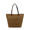 Full Grain Leather & Waxed Canvas Rustic Tote 4