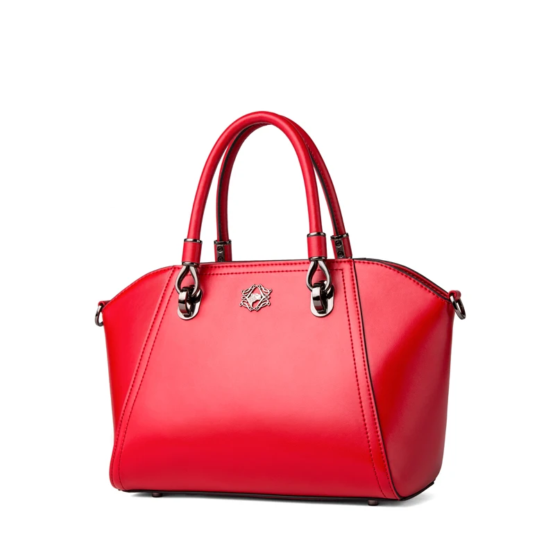 Genuine Leather Ruby Radiance Top-Handle Tote 3
