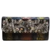 Genuine Leather Crystal Gala Clutch 5