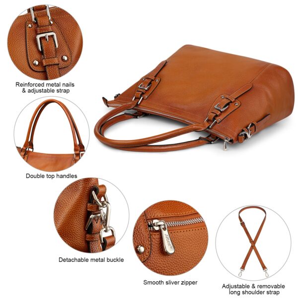 Cindi\'s Chic Leather Tote: A Practical & Stylish Handbag for Women (UK Shipping) 3