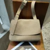 Genuine Leather Modern Messenger Flap Bag 3