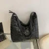 Vegan Leather Soft Puffy Quilted Hobo 1