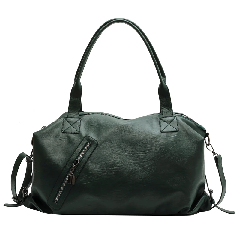 Vegan Leather Overnighter Tote 9