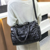 Nylon WInter Quilted Puffy Tote 3