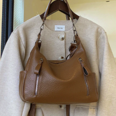 Vegan Leather Vintage Multi Pocket Hobo