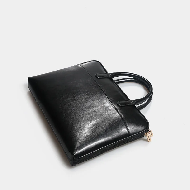 Genuine Leather Sleek Professional Laptop Bag 4