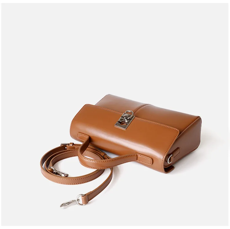 Genuine Leather Timeless Style Flap Bag 2
