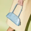 Vegan Leather Zip-Up Mini-Satchel Bag 1