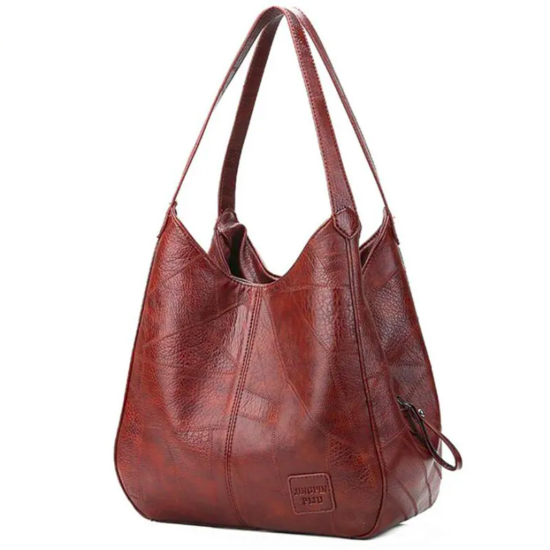 Vegan Leather Double Compartment Hobo 1