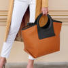 Genuine Leather Rustic Radiance Tote 1