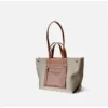 Genuine Leather & Patchwork Tote 3