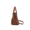 Genuine Leather Woven Top-Handle Tote 2
