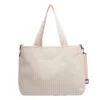 Corduroy Pleated Tote 6