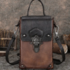 Genuine Leather Vintage Buckle Flap Bag 1