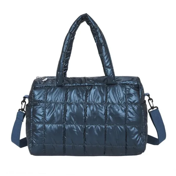 Nylon WInter Quilted Puffy Tote 37