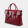 Genuine Leather Sleek Simplicity Flap Bag