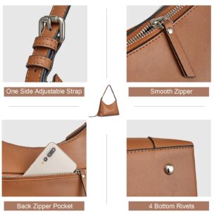 Soft Nappa Leather Hobo 3