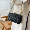 Vegan Leather Puffy Quilted Flap Bag 4