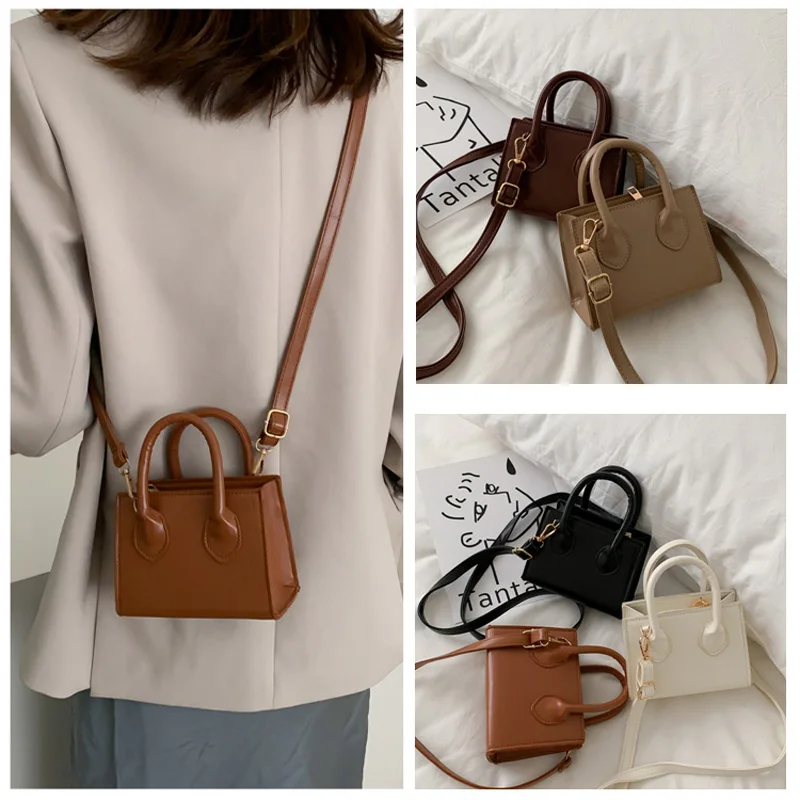 Vegan Leather Mini Essential Top-Handle Bag 3