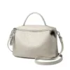 Genuine Leather Snake-Leather Top Handle Bag 5