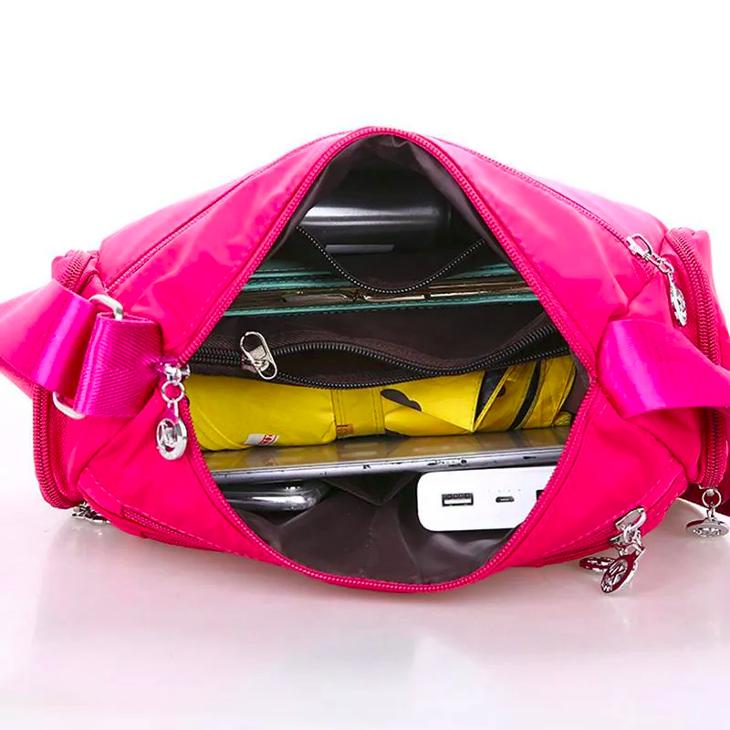 Nylon Multi-Pocket Sling Bag 6