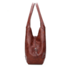 Vegan Leather Double Compartment Hobo 5
