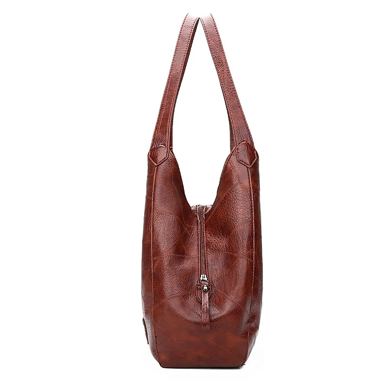 Vegan Leather Double Compartment Hobo 5