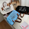 Canvas Scramble of Words Tote 4