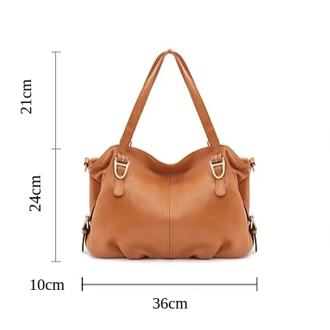 Genuine Leather Earthy Chic Tote 6