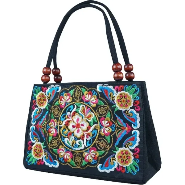 Polyester Stylish Embroidered Tote 13