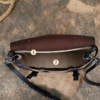 Genuine Leather Casual Buckle Saddle Bag 6