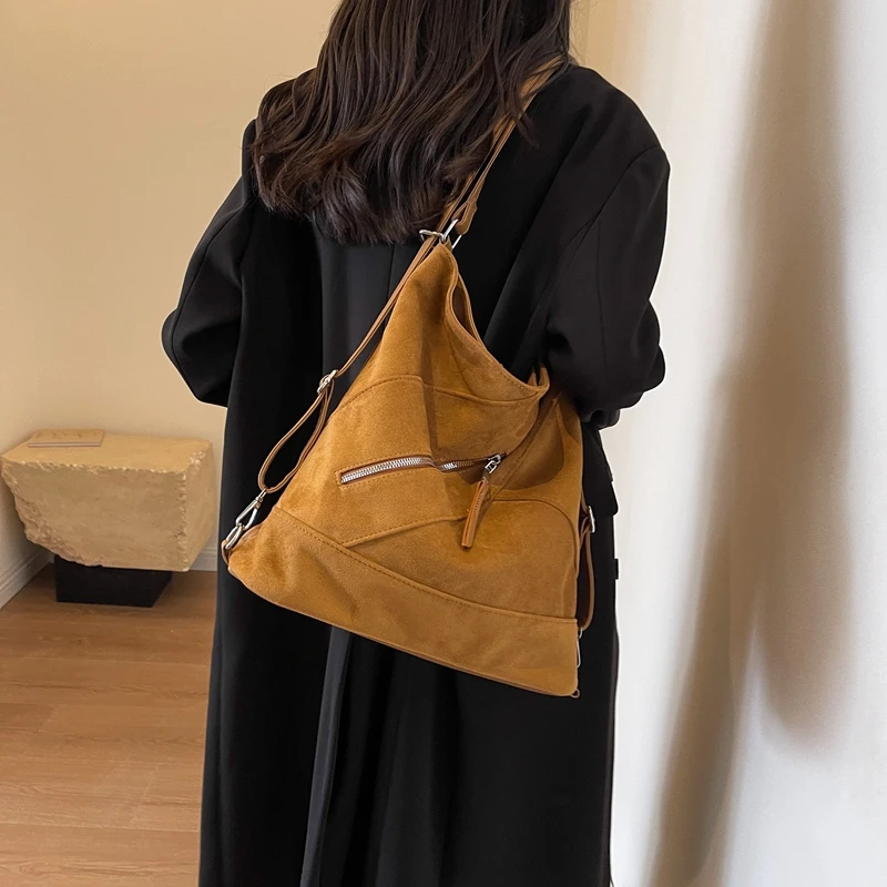 Vegan Leather 2in1 Backpack & Shoulder Bag 2