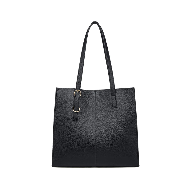 Genuine Leather Tote with Front Pocket 3