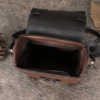 Genuine Leather Vintage Buckle Flap Bag 2