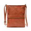 Vegan Leather Multi-Pocket Cross-body Bag 1