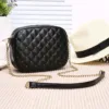Vegan Leather Classic Diamond Quilted Sling Bag 1