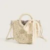 Straw Country Chic Knitted Bucket Handbag 2