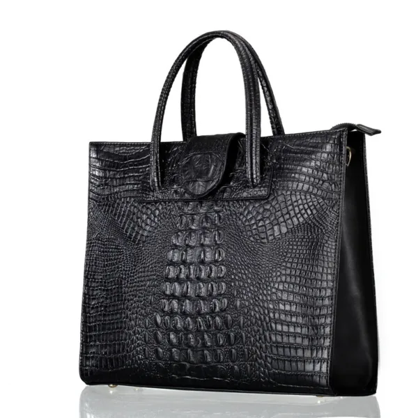 Genuine Leather Luxe Lifestyle Tote 3