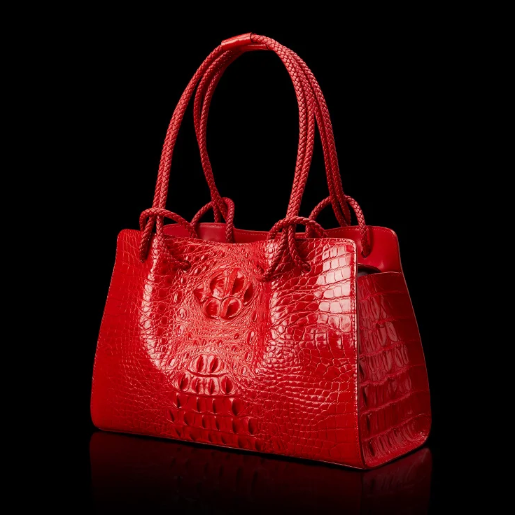 Genuine Leather Reptilian Rapture Tote 2