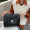Vegan Leather Vintage Style Satchel Bag 5
