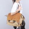 Genuine Leather Overnighter Tote 1