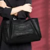 Genuine Leather Croc Midnight Elegance Tote 2