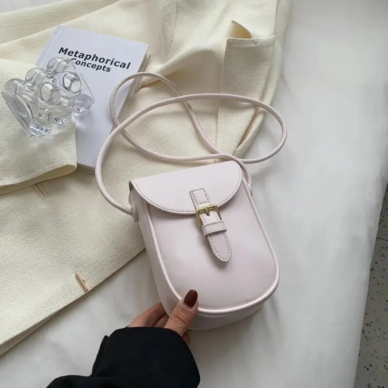 Vegan Leather Mini Flap-top Messenger Bag 6