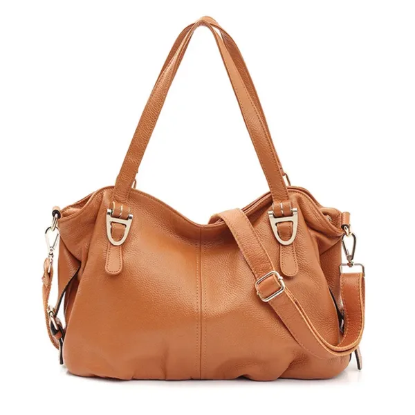 Genuine Leather Earthy Chic Tote 5