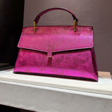 Genuine Leather Glossy Glamour Flap Bag 2